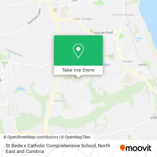 St Bede s Catholic Comprehensive School map
