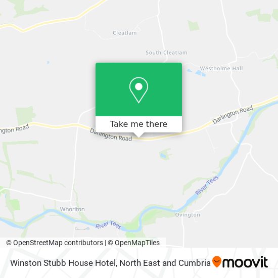 Winston Stubb House Hotel map