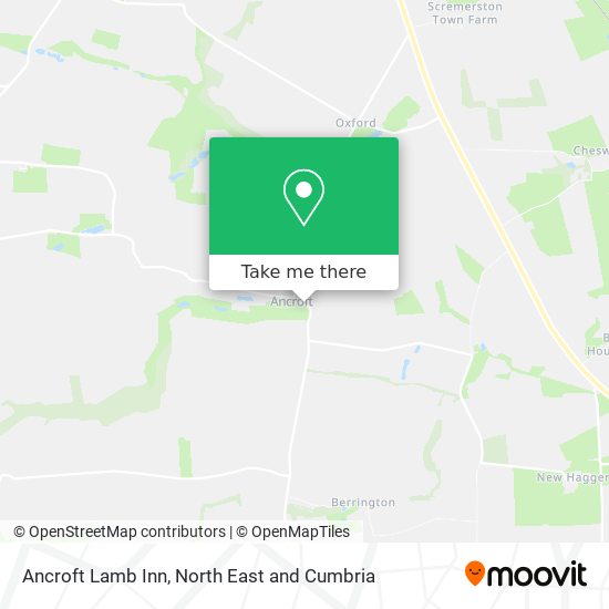 Ancroft Lamb Inn map