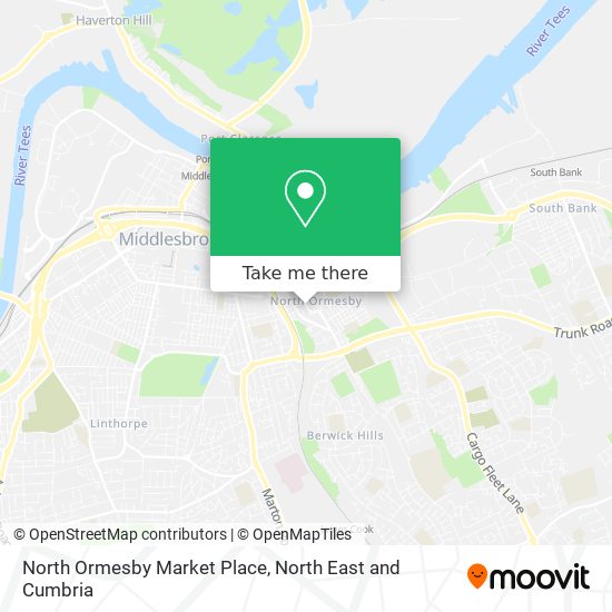 North Ormesby Market Place map