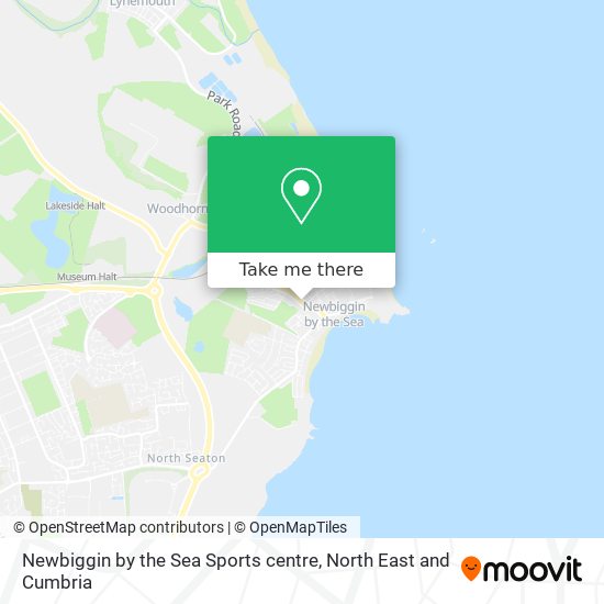 Newbiggin by the Sea Sports centre map