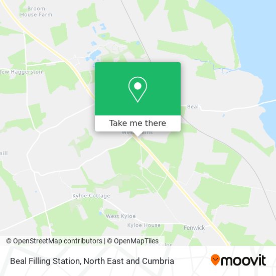 Beal Filling Station map