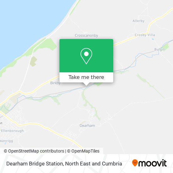 Dearham Bridge Station map