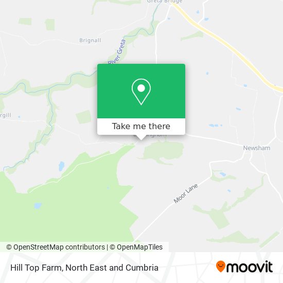 Hill Top Farm map