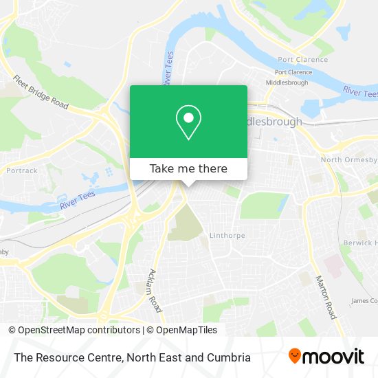 The Resource Centre map