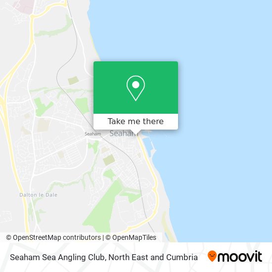 Seaham Sea Angling Club map