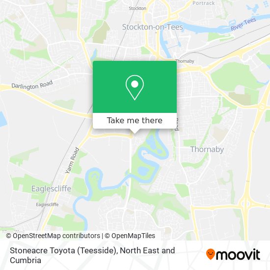 Stoneacre Toyota (Teesside) map