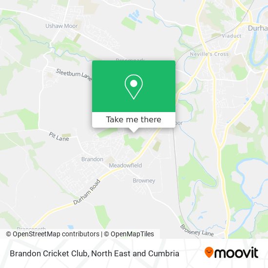 Brandon Cricket Club map