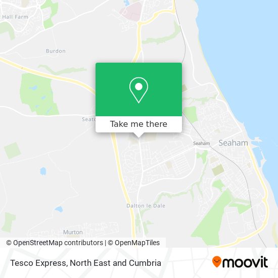 Tesco Express map