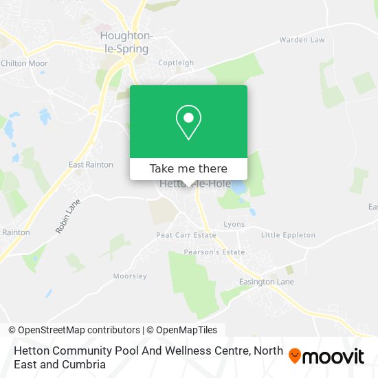 Hetton Community Pool And Wellness Centre map