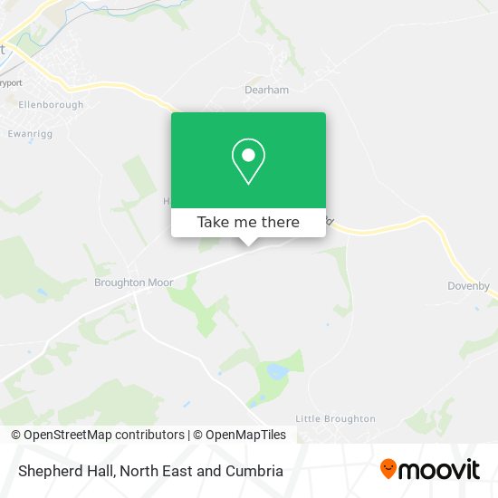Shepherd Hall map