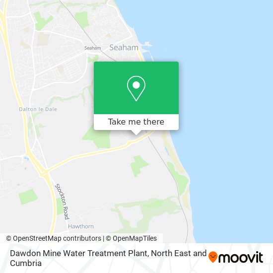 Dawdon Mine Water Treatment Plant map