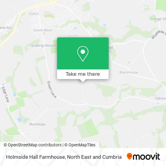 Holmside Hall Farmhouse map