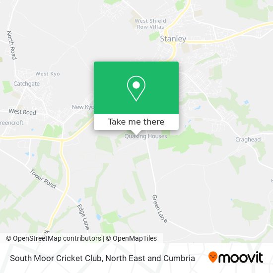 South Moor Cricket Club map