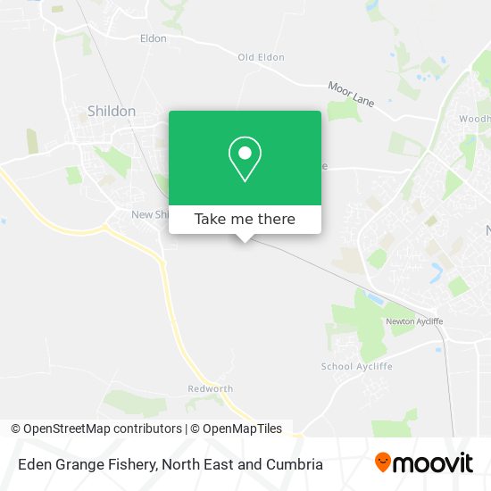 Eden Grange Fishery map