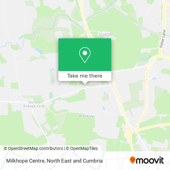 Milkhope Centre map