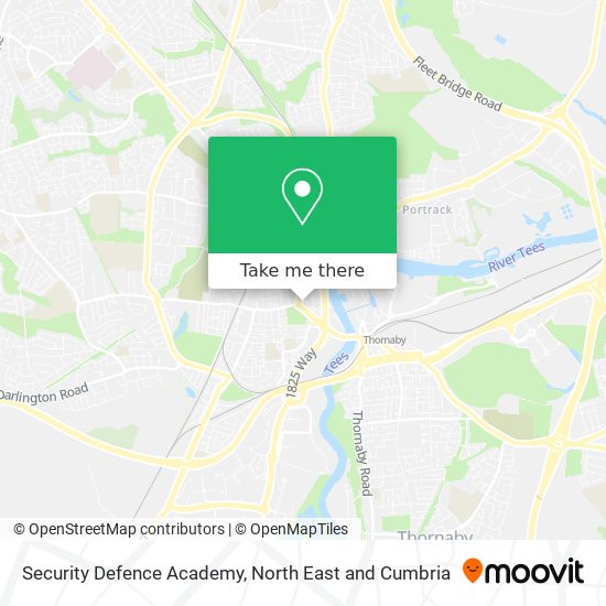 Security Defence Academy map