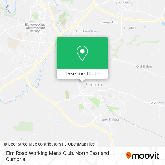 Elm Road Working Men's Club map