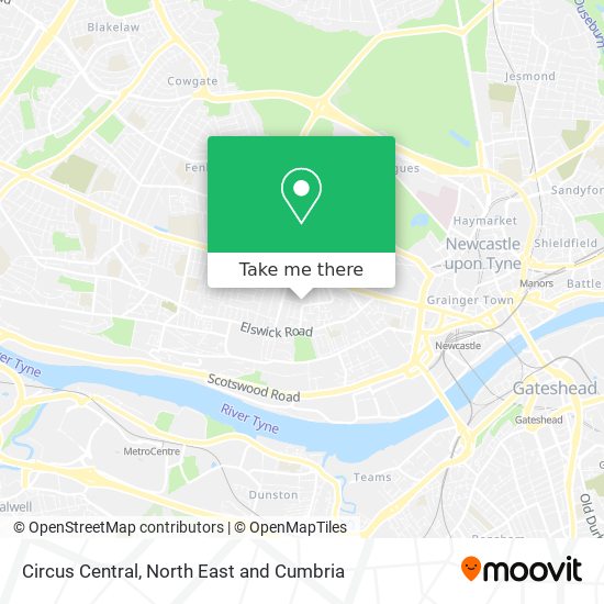 Circus Central map