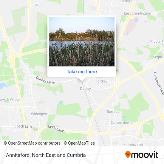 Annitsford map