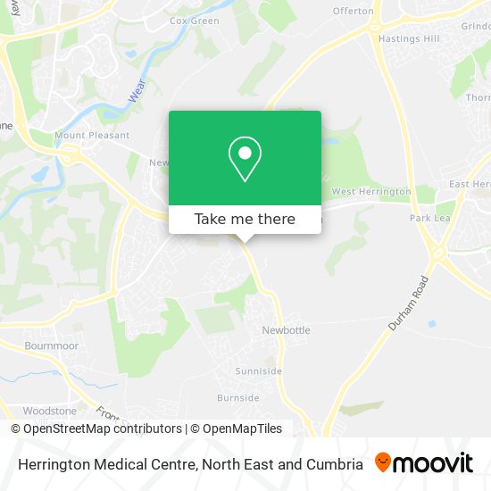Herrington Medical Centre map
