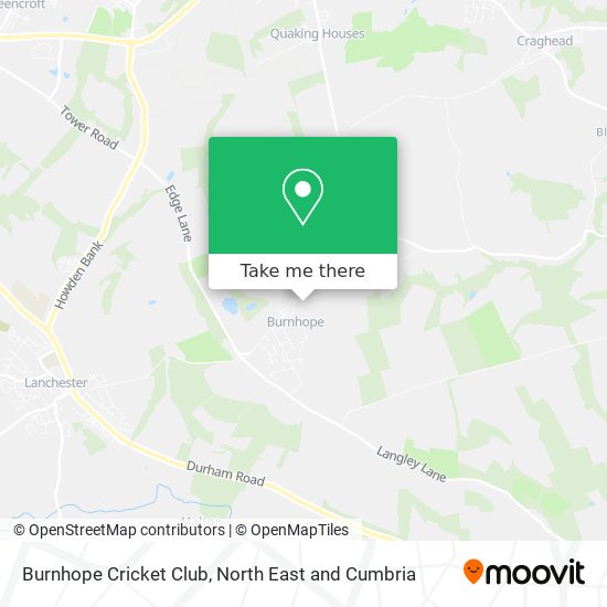 Burnhope Cricket Club map