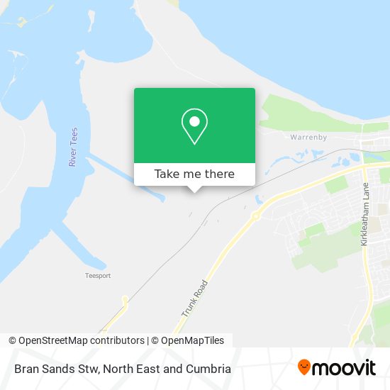 Bran Sands Stw map