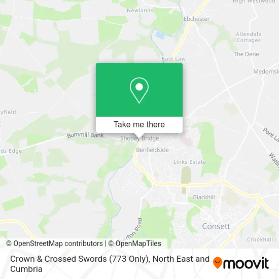 Crown & Crossed Swords (773 Only) map