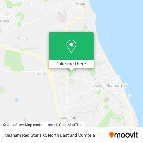 Seaham Red Star F C map
