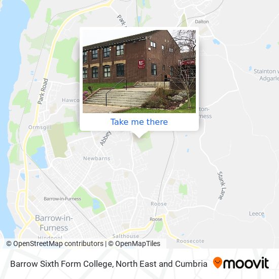 How to get to Barrow Sixth Form College in Barrow In Furness by