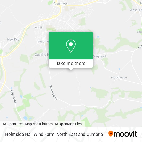 Holmside Hall Wind Farm map