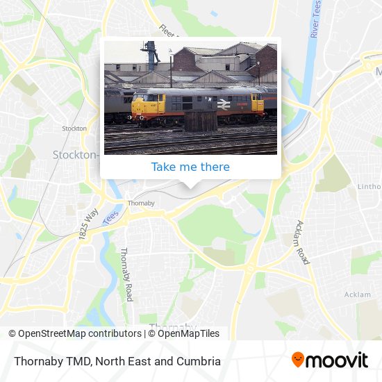 Thornaby TMD map