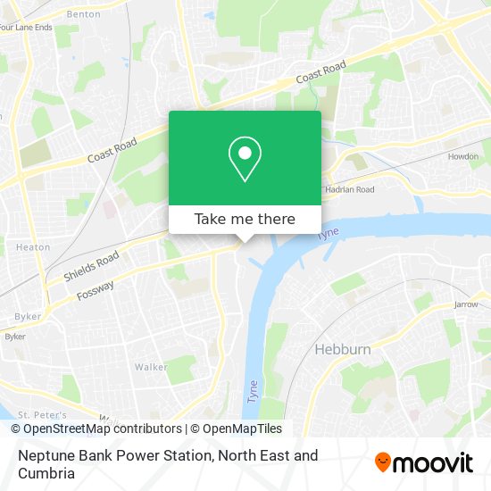 Neptune Bank Power Station map