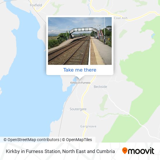 Kirkby in Furness Station map