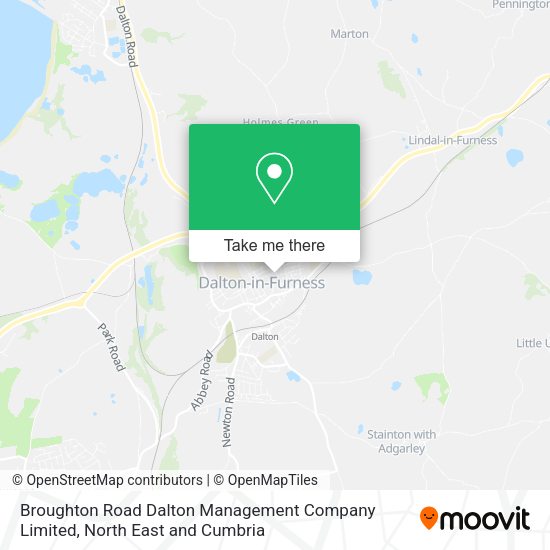 Broughton Road Dalton Management Company Limited map