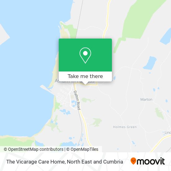 The Vicarage Care Home map
