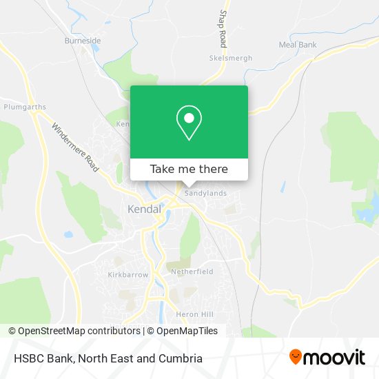 HSBC Bank map
