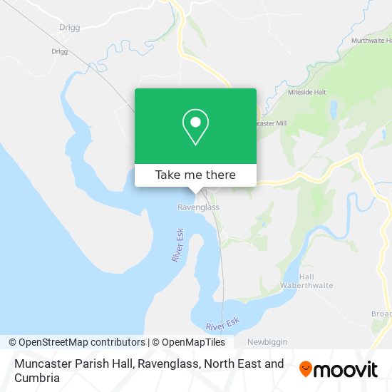 Muncaster Parish Hall, Ravenglass map