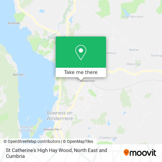 St Catherine's High Hay Wood map