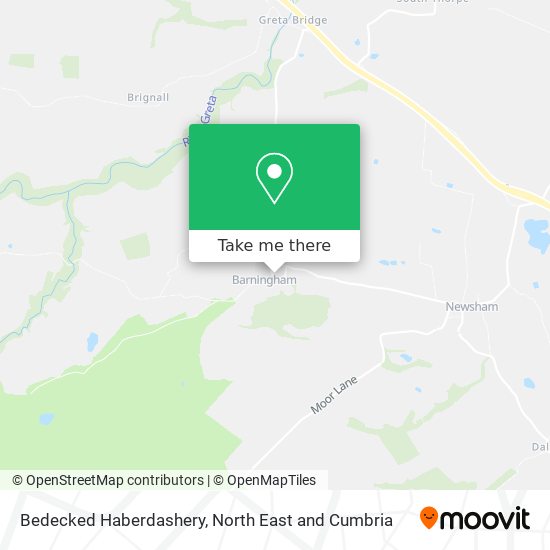 Bedecked Haberdashery map