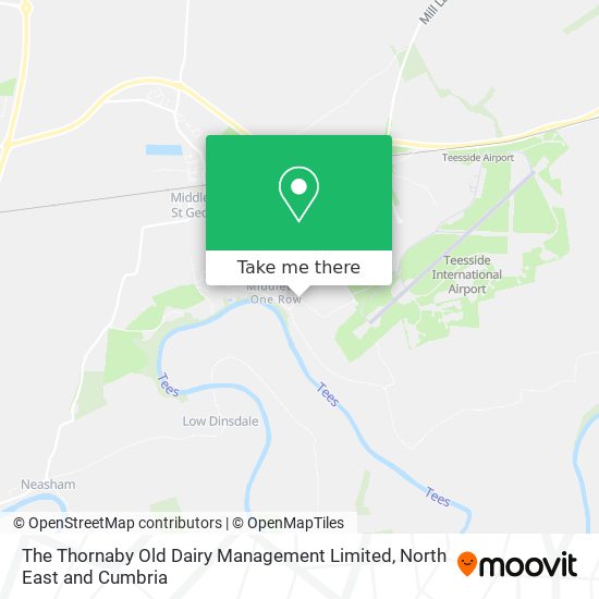 The Thornaby Old Dairy Management Limited map