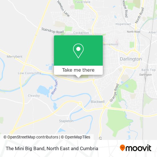The Mini Big Band map