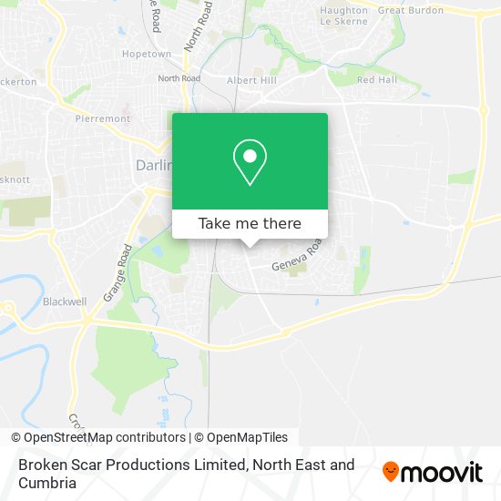 Broken Scar Productions Limited map
