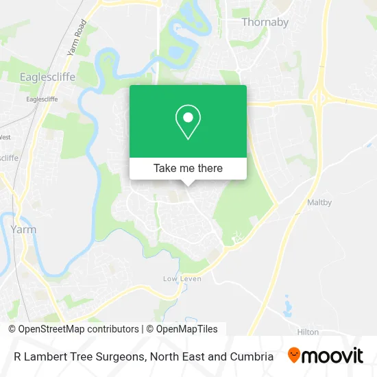 R Lambert Tree Surgeons map