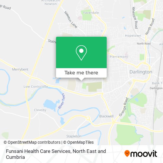 Funsani Health Care Services map