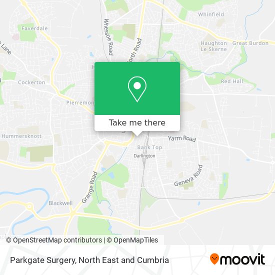 Parkgate Surgery map