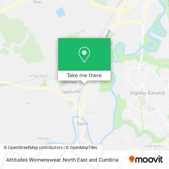 Attitudes Womenswear map