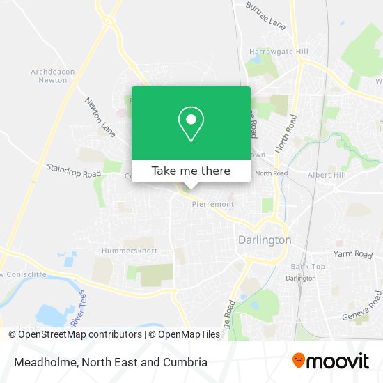 Meadholme map