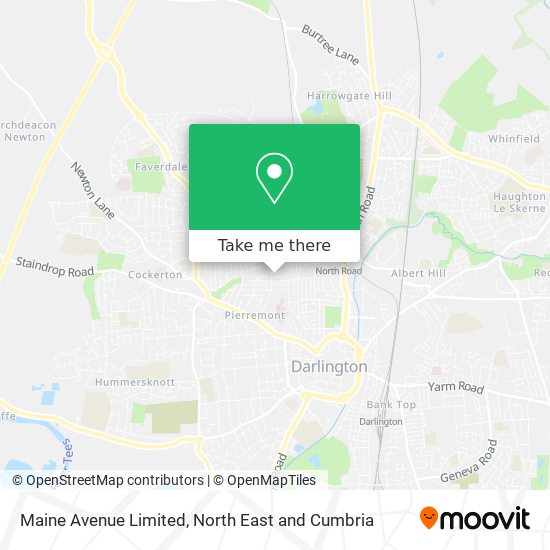 Maine Avenue Limited map