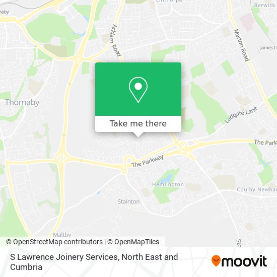 S Lawrence Joinery Services map